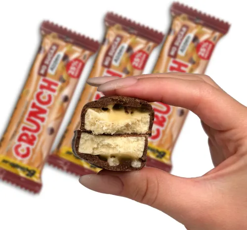 Набор протеиновых батончиков Bombbar Кранч Ваниль Чизкейк