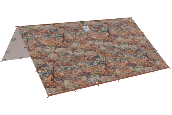 Тент Берег 3х3м с разделкой дымохода 90мм - фото