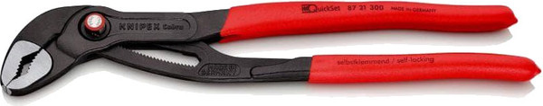 Клещи переставные Knipex Cobra QuickSet 8721300