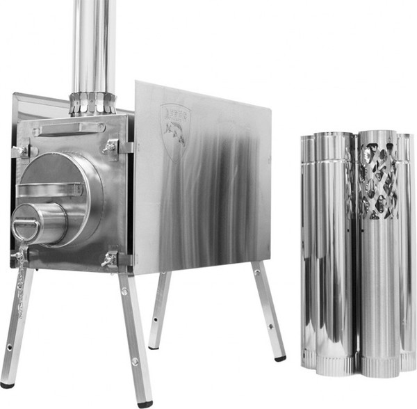 Печь походная Берег Экономка С Средняя съемные экраны - фото