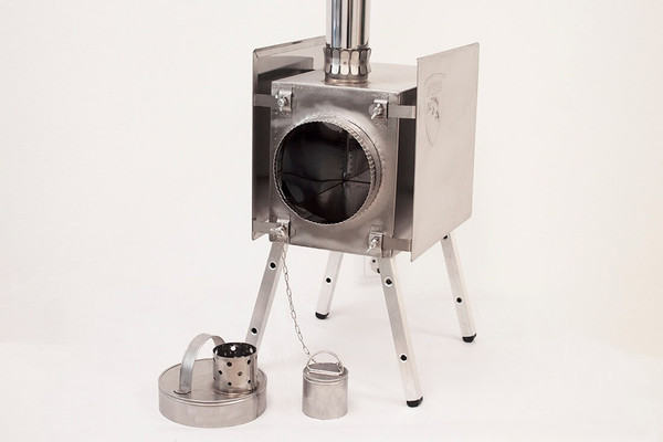 Печь походная Берег Экономка М Малая стационарные экраны