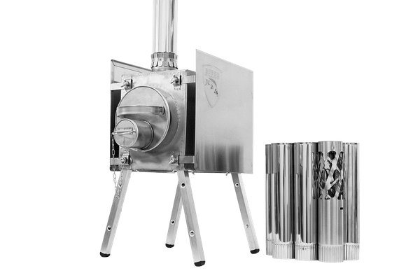 Печь походная Берег Экономка М Малая съемные экраны - фото