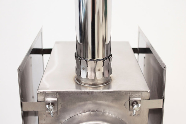 Печь походная Берег Экономка М Малая съемные экраны