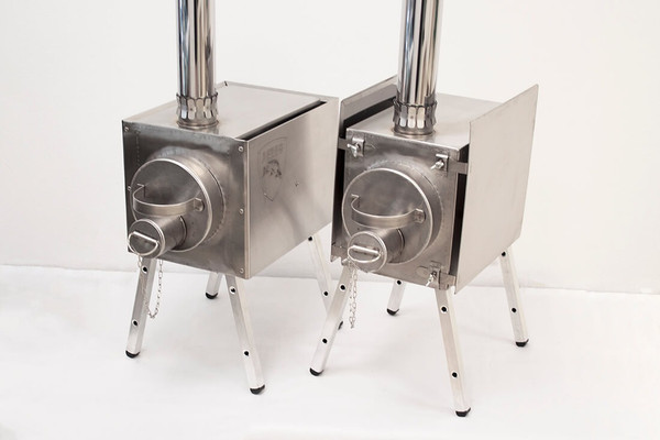 Печь походная Берег Экономка М Малая съемные экраны