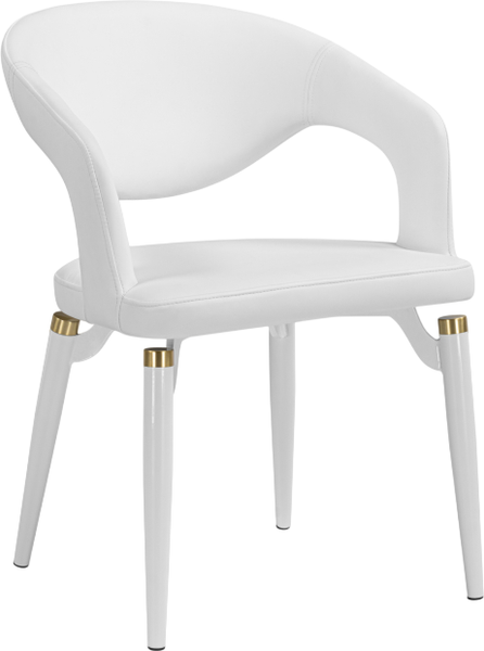 Стул Woodville Palma (white/white and gold) - фото