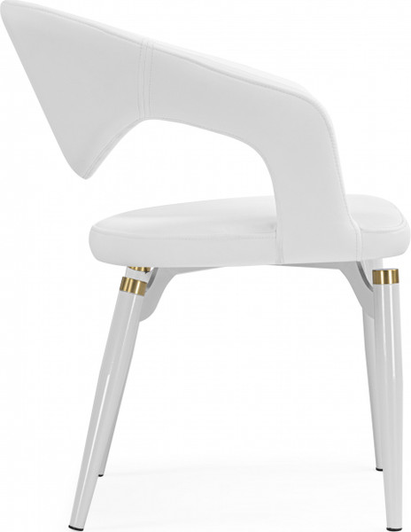 Стул Woodville Palma (white/white and gold)