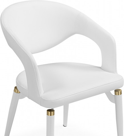 Стул Woodville Palma (white/white and gold)