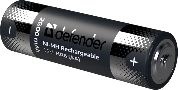 Комплект аккумуляторов Defender HR6-2BL 2600mAh АА Ni-MH / 56512