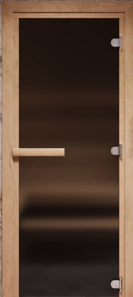 Стеклянная дверь для бани/сауны COOPER Стандарт 200х70 - фото