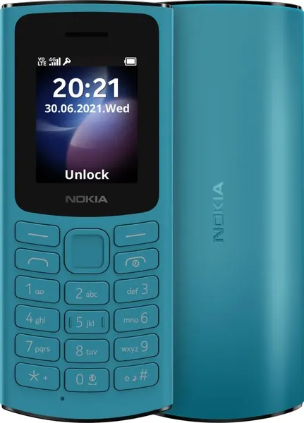 Мобильный телефон Nokia 105 TA-1557 DS EAC CYAN - фото