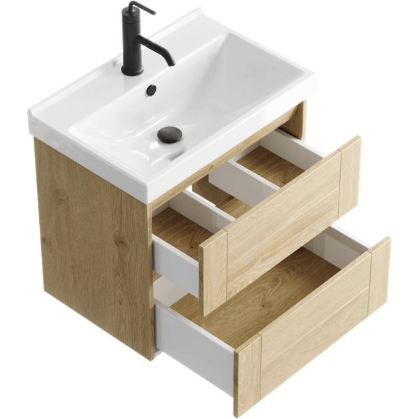 Тумба с умывальником Aqwella Astrid AST0106DD + Фостер 60