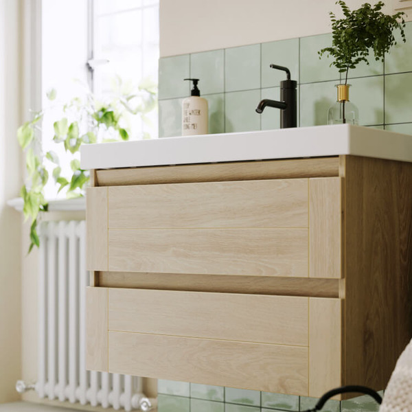 Тумба с умывальником Aqwella Astrid AST0108DD + Фостер 80 (4640021064733) - фото