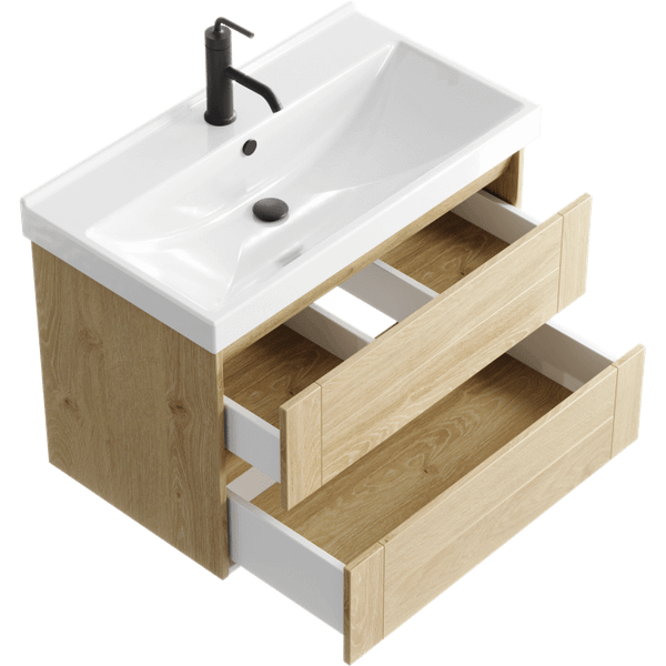 Тумба с умывальником Aqwella Astrid AST0108DD + Фостер 80 (4640021064733)