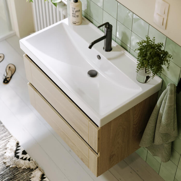 Тумба с умывальником Aqwella Astrid AST0108DD + Фостер 80 (4640021064733)