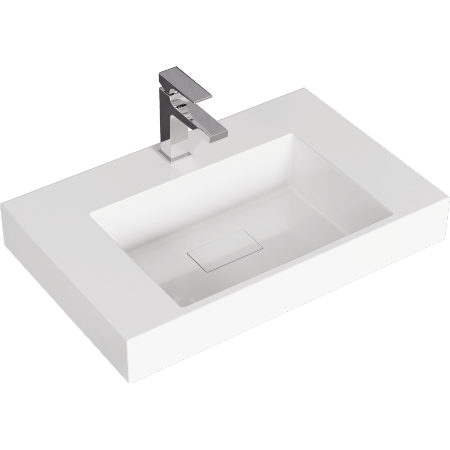 Тумба с умывальником Aqwella Cube / CUB0107W + Toledo 700