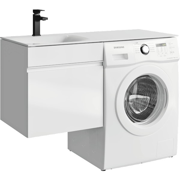 Тумба с умывальником Aqwella Duet L / DU01051 + Forma 115 FOR.11.04.D-L - фото