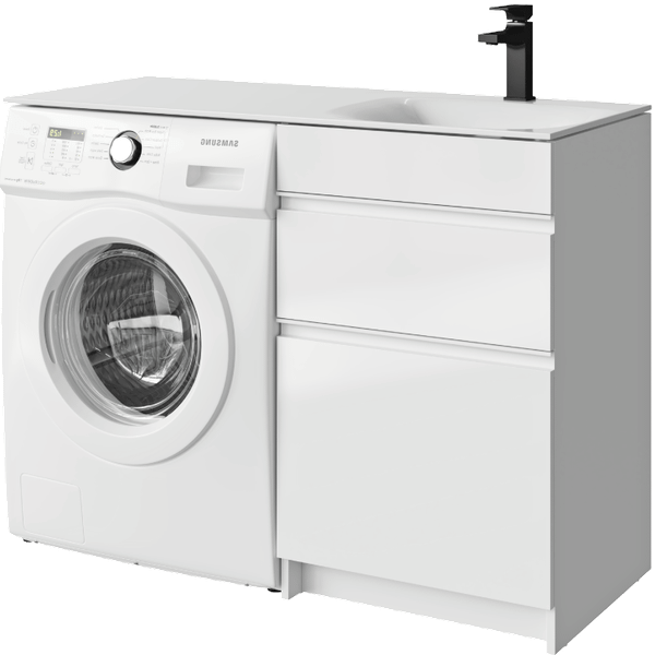 Тумба с умывальником Aqwella Duet R / DU01052N + Forma 115 FOR.11.04.D-R - фото