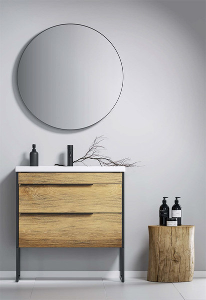 Тумба с умывальником Aqwella Fargo FRG0107DB + Фостер 70