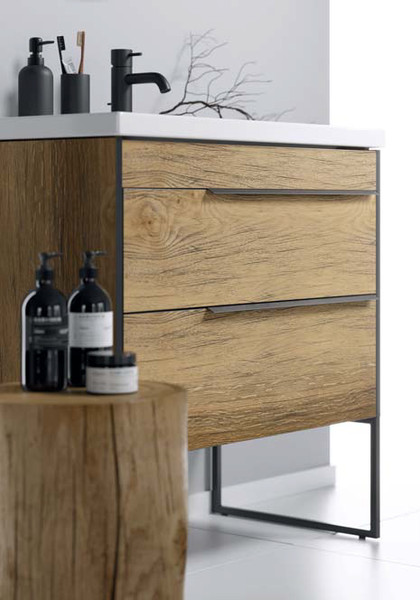 Тумба с умывальником Aqwella Fargo FRG0107DB + Фостер 70