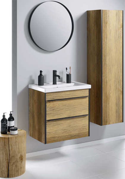 Тумба с умывальником Aqwella Fargo FRG0107DB + Фостер 70