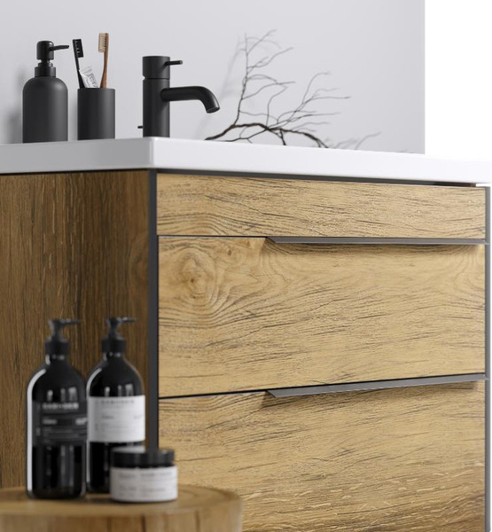 Тумба с умывальником Aqwella Fargo FRG0107DB + Фостер 70