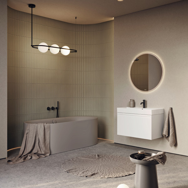 Тумба с умывальником Aqwella Pure PUR0110WM + Вилис / 4610119205164 - фото