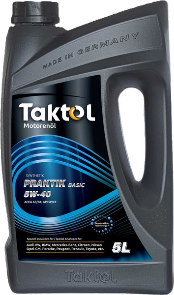Моторное масло Taktol Praktik Basic 5W40 - фото