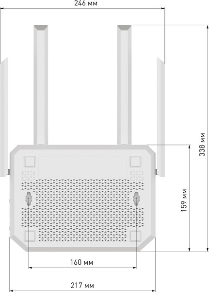 Беспроводной маршрутизатор Netcraze Giga NC-1012