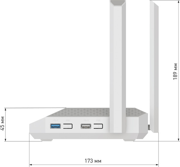 Беспроводной маршрутизатор Netcraze Giga NC-1012