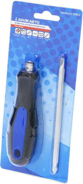 Отвертка Маяк авто PH1/SL6 / 55012 - фото