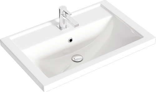 Тумба с умывальником Aqwella Urban URB0106W + Фостер 60