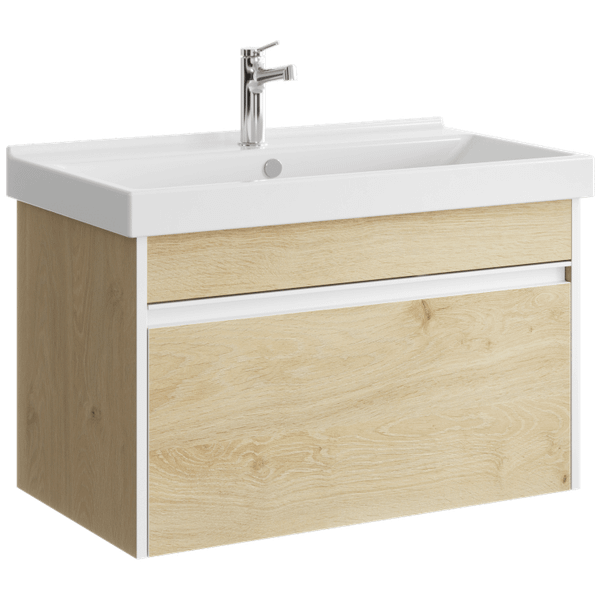 Тумба с умывальником Aqwella Urban URB0108DD + Фостер 80 (4640021064733) - фото