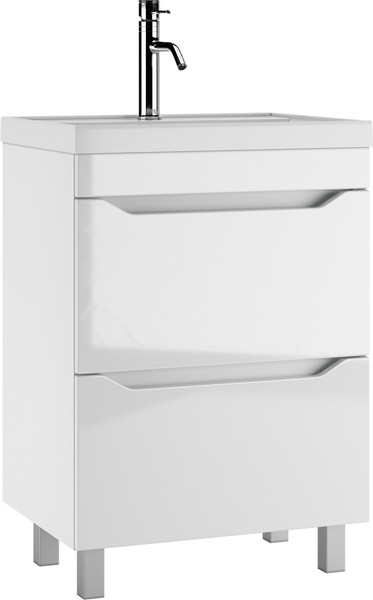 Тумба под умывальник Айсберг Unit 60 Ева В2 DA5911T - фото