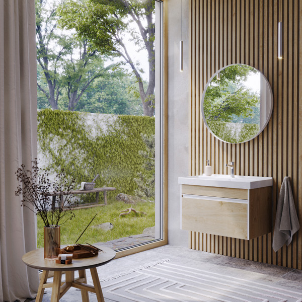 Тумба с умывальником Aqwella Urban URB0110DD + Фостер 100 (4640021065204)