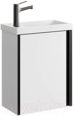Тумба с умывальником Aqwella Urban URB0145DB + Фостер 45 - фото