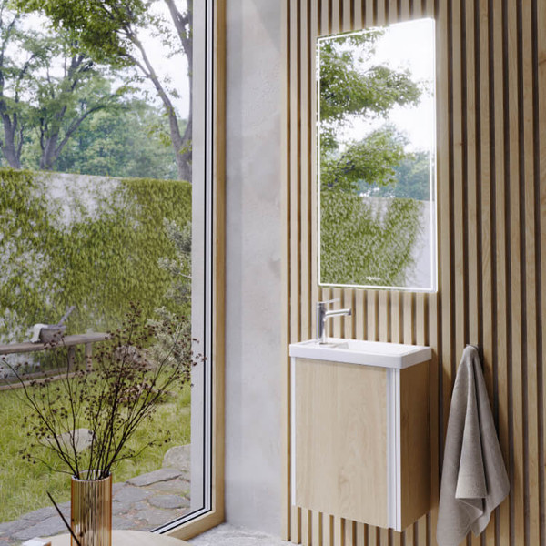 Тумба с умывальником Aqwella Urban URB0145DD + Фостер 45