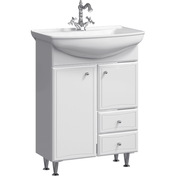 Тумба с умывальником Aqwella Барселона BA0106K + Стиль 65 - фото