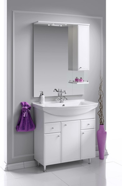 Тумба с умывальником Aqwella Барселона BA0108K + Стиль 85