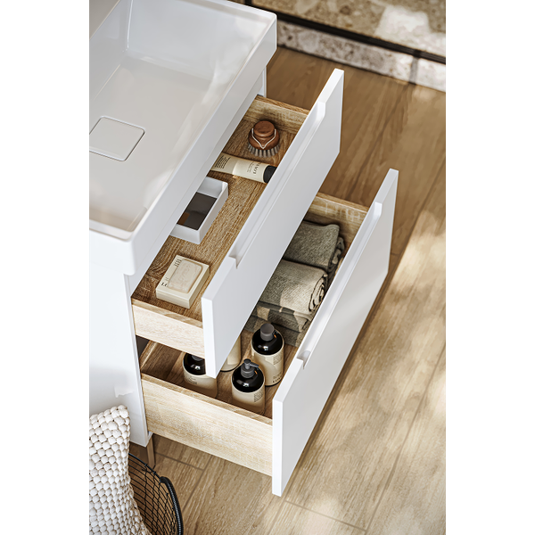 Тумба с умывальником Aqwella Vancouver VAN01072N + Грэмми 700 / 4610119205249