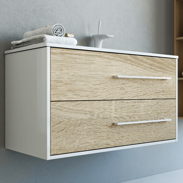 Тумба с умывальником Aqwella Майами / Mai.01.09/R + Malaga 90 R / Mal.09.04.D-R - фото