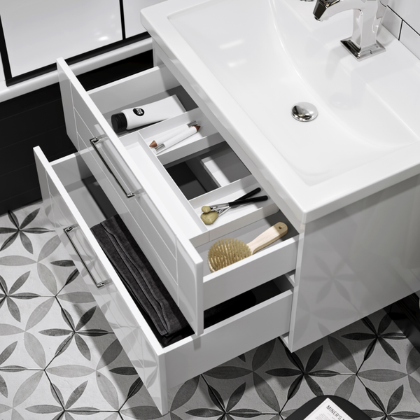 Тумба с умывальником Aqwella Манчестер MAN01072 + Фостер 70