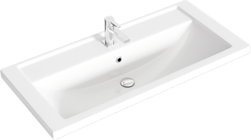 Тумба с умывальником Aqwella Манчестер 100 / MAN01103 + Фостер 100 (4640021065204)