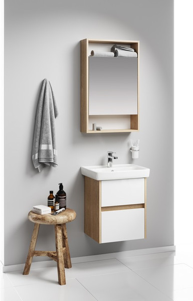 Тумба с умывальником Aqwella Сити CI0105DB + Мини 50 / 195032 - фото