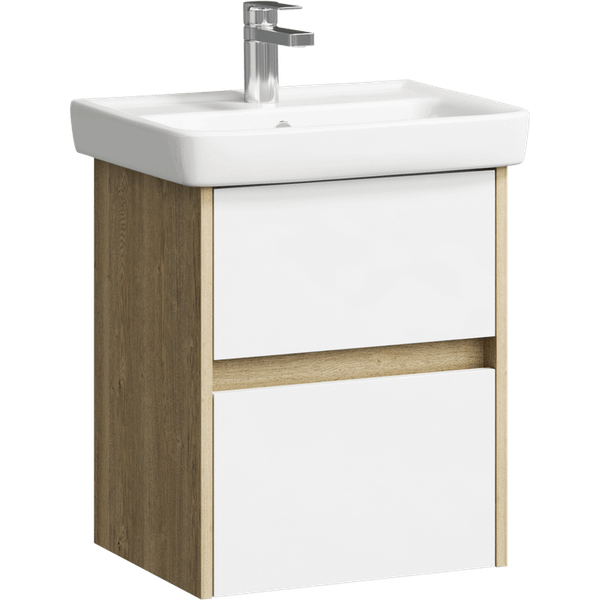 Тумба с умывальником Aqwella Сити CI0105DB + Мини 50 / 195032