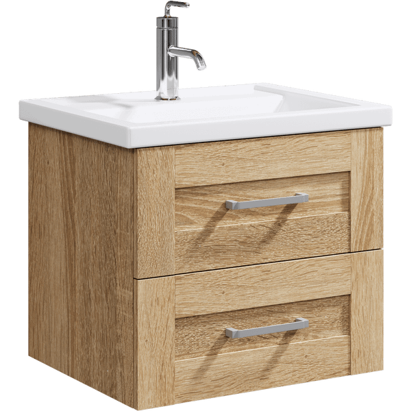 Тумба с умывальником Aqwella Фостер 60 / FOS01062DS + Фостер 60 - фото