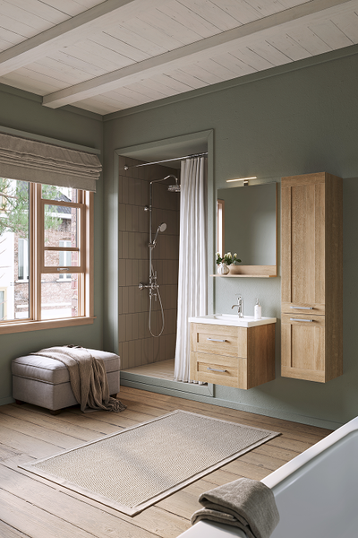 Тумба с умывальником Aqwella Фостер 60 / FOS01062DS + Фостер 60