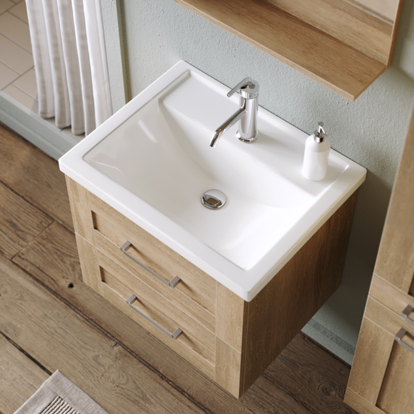 Тумба с умывальником Aqwella Фостер 60 / FOS01062DS + Фостер 60