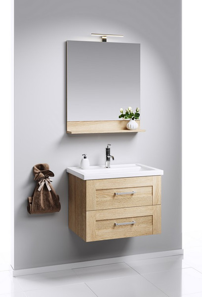 Тумба с умывальником Aqwella Фостер 70 / FOS01072DS + Фостер 70 - фото