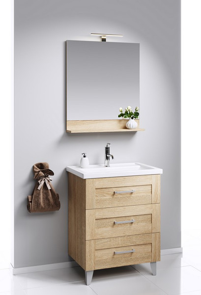 Тумба с умывальником Aqwella Фостер FOS01083DS + Фостер 80 (4640021064733) - фото