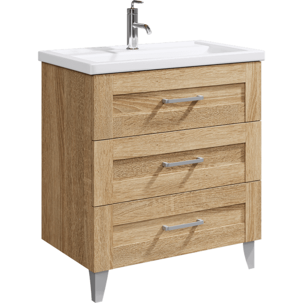 Тумба с умывальником Aqwella Фостер FOS01083DS + Фостер 80 (4640021064733)